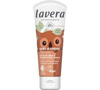 lavera Crema nutritiva para bebés y niños, para rostro y cuerpo, sin fragancias ni conservantes, hidratante, protege y calma, vegana, cosmética natural, 75 ml