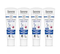 Lavera Dentífrico Complete Care - Pasta de Dientes Sin Flúor 75 ml - Pack de 4 - Equinácea Bio & Calcio