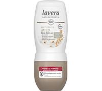 Lavera Deo Roll-On Natural & Mild - 0% sales de aluminio - vegano - Protección desodorante fiable 48h - cosméticos naturales certificados - avena orgánica y minerales naturales - fragancia discreta