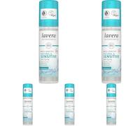 lavera, Desodorante en spray base sensible natural sensible, 48 h, vegano, cosmética natural, bioaloe vera, minerales naturales sin aluminio, fórmula suave, 48 horas, desodorante de protección, 75 ml