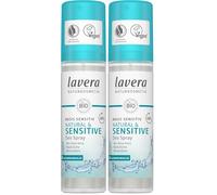 lavera, Desodorante en spray base sensible natural sensible, 48 h, vegano, cosmética natural, bioaloe vera, minerales naturales sin aluminio, fórmula suave, 48 horas, desodorante de protección, 75 ml