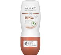 Lavera Desodorante Roll-on Natural & Strong 48+ h - vegano - Cosmética natural - Ginseng orgánico y minerales naturales - sin aluminio - Protección fiable - 48 horas de desodorante - 50 ml