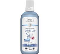lavera Enjuague bucal Complete Care - Sin alcohol - Sin fluoruro - Menta orgánica y equinácea orgánica para 5 veces efecto - Vegano - Cosmética natural - 400 ml
