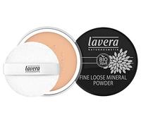 lavera Fine Loose Mineral Powder -Honey 03- Polvo mineral ∙ Fino y ligero ∙ Esteras naturales ∙ Vegan Cosmética Natural Bio Maquillaje Organico 100% Certificado (8 gr)