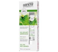 Lavera Gel SOS Anti Granos - Menta bio, zinc & ácido salicílico - vegano - cuidado facial biológico - cosméticos naturales 100% certificados - cuidado de la piel - 4 Recipientes de 15 ml