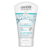 lavera Gel y espuma para limpieza facial ∙ basis sensitiv Cleansing Gel ∙ Vegano ∙ Biológico ∙ Cosméticos Naturales 100% Certificado ∙ 4x125ml (4 unidades)