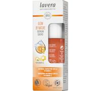 lavera GLOW BY NATURE Sérum - Cosmética natural - Vegana - Q10 & Vitamina C - Hidratante - Antiarrugas - Vitalizante - Piel tensa - Certificado PETA - 1 x 30 ml
