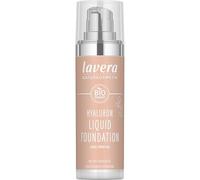 lavera Hyaluron - Base líquida Cool Ivory 02, cosmética natural, vegana, textura sedosa y ligera, libre de aceite mineral, ácido hialurónico natural y aceite de almendras orgánico, 30 ml