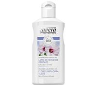 Lavera Leche Limpiadora Suave - Malva Bio & Almendra Bio - vegano - biológico - cosméticos naturales 100% certificados - cuidado de la piel - 4 Recipientes de 125 ml