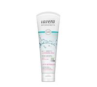 lavera Mascarilla exfoliante y limpiadora para la cara ∙ basis sensitiv Cleansing Milk ∙ Vegano ∙ Biológico ∙ Cosméticos Naturales 100% Certificado ∙ 4x125ml (4 unidades)