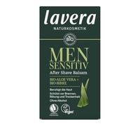 lavera Men Sensitiv After Shave Bálsamo - Nutre y refresca - Protege contra quemaduras, enrojecimiento y sequedad - calma la piel irritada - vegano - cosmética natural - 100 ml