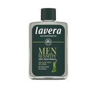lavera Men Sensitive - Bálsamo para después del afeitado, nutre y refresca, protege contra quemaduras, enrojecimiento y sequedad, alivia la piel irritada, vegano, cosmética natural, 100 ml
