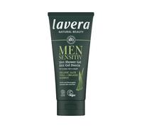 lavera Men Sensitive - Gel de ducha 3 en 1, refrescante y revitalizante, para pieles sensibles, bambú orgánico y aloe vera orgánico, vegano, cosmética natural, 200 ml