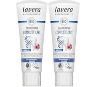 lavera Pasta de dientes Complete Care sin flúor - 5 capas de protección - principios activos vegetales orgánicos - Echinacea & Calcio - Vegano - Cosmética natural - 75 ml (Paquete de 2)