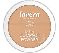 lavera Satin Compact Powder - Arena media 04 - textura samitge - oculta las irregularidades y el brillo - tacto suave y sedoso - vegano - cosmética natural - 10 g