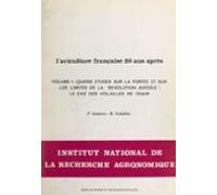 Laviculture Française 20 Ans Après (1). Quatre Études Sur La Portée Et