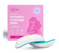 LaVie Almohadillas de masaje de lactancia cálida, soporte de lactancia para conductos obstruidos, mastitis, mejorar el flujo de leche, congestión, grado médico Teal