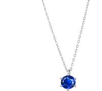 Lavish Women's Silver Necklaces Gift Idea - Birthstones & Cubic Zirconia for Various Occasions