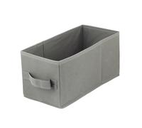 lavita Caja de almacenamiento | Cajas de almacenamiento plegables 15 x 31 x 15 cm | Caja organizadora de cajones | Sistema de organización para ropa | Almacenamiento de ropa y organización | Gris