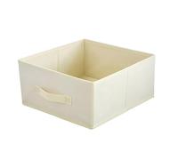 lavita Caja de almacenamiento | Cajas de almacenamiento plegables 31 x 31 x 15 cm | Caja organizadora de cajones | Sistema de organización para ropa | Almacenamiento de ropa y organización | Blanco |