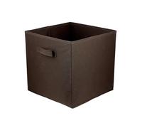 Lavita Caja de almacenamiento | Cajas de almacenamiento plegables 31 x 31 x 31 cm | Caja organizadora de cajones | Sistema de organización para ropa | Almacenamiento de ropa y organización | Marrón