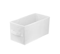 lavita Caja de almacenamiento plegable de 15 x 31 x 15 cm, organizador de cajones, sistemas de organización para ropa, almacenamiento y organización de ropa, color blanco, 1 unidad