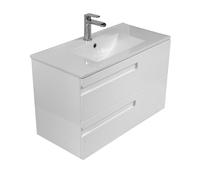 LaVita Floryda conjunto con mueble de baño 80x39.5x50.5 cm suspendido, para lavabo blanco 5908211488127