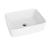 LaVita Luneza Grande lavabo 48x37 cm rectangular sobre encimera blanco 5900378301592
