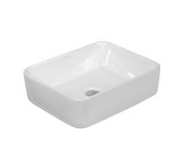 LaVita Luneza Grande lavabo 52x41 cm rectangular sobre encimera blanco 5900378301585