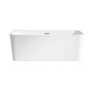LaVita Mensola bañera de pared 150x80 cm rectangular blanco 5908211411941