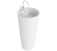 LaVita Uvas lavabo 40x40 cm circular exento blanco 5900378334408