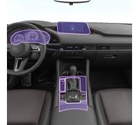 LAVIYE Interior del coche Consola central transparente TPU Pintura película protectora Pegatina antiarañazos Pantalla LCD PPF, para Mazda 3 Axela 2022-2024