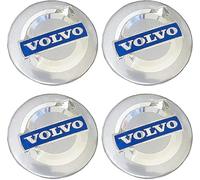 LAVIYE Juego de 4 Pegatinas para tapacubos Central para Tapas de llanta de Coche Volvo C70 S60 V60 V70 S40 S80 XC90 64mm Impermeables y Resistentes al Desgaste