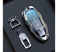 LAVIYE Manguito Protector de la Llave de la aleación del Zinc del Coche, para Mercedes Benz A, B, C, E, S, Clase W204, W205, W212, W213, W176, GLC, CLA, AMG W177, X167