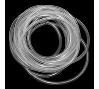 LAVMHAB Manguera de PVC de 5 metros, tubo de vinilo transparente de 8 mm de diámetro interior x 12 mm de diámetro exterior, tubo de plástico duradero y flexible, tubo de PVC para aire, agua y