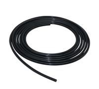 LAVMHAB Manguera de silicona de 6 mm ID x 9 mm OD 3 metros de longitud, goma de silicona flexible, manguera de aire para transferencia de bomba (negro)