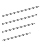 LAVMHAB Tubo de acero inoxidable 304 de 4 mm de diámetro exterior x 0,5 mm de grosor de pared de 300 mm de longitud, tubos de acero inoxidable redondos sin costuras (4 piezas)