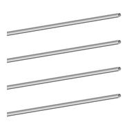 LAVMHAB Tubo de acero inoxidable 304 de 5 mm de diámetro exterior x 0,3 mm de grosor, 300 mm de longitud, tubo redondo de acero inoxidable sin costuras (4 unidades)