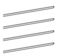 LAVMHAB Tubo de acero inoxidable 304 de 7 mm de diámetro exterior de 0,3 mm de grosor de pared de 300 mm de longitud, tubos redondos rectos de acero inoxidable (4 unidades)