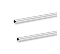LAVMHAB Tubo de aluminio 6063 de 10 mm de diámetro exterior x 7 mm de diámetro interior de 1,5 mm de grosor de pared de 300 mm de longitud, tubo redondo de aluminio sin costuras (2 unidades)