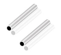 LAVMHAB Tubo de aluminio 6063 de 18 mm de diámetro exterior x 14 mm de diámetro interior de 2,0 mm de grosor de pared de 150 mm de longitud, tubo redondo de aluminio sin costuras (2 unidades)