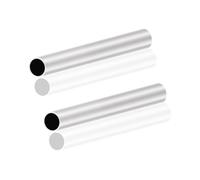 LAVMHAB Tubo de aluminio 6063 de 18 mm de diámetro exterior x 16 mm de diámetro interior de 1,0 mm de grosor de pared de 150 mm de longitud, tubo redondo de aluminio sin costuras (2 unidades)