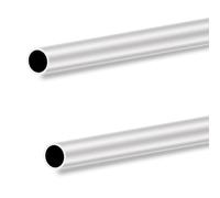LAVMHAB Tubo de aluminio 6063 de 20 mm de diámetro exterior x 17 mm de diámetro interior de 1,5 mm de grosor de pared de 300 mm de longitud, tubo redondo de aluminio sin costuras (2 unidades)