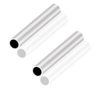 LAVMHAB Tubo de aluminio 6063 de 22 mm de diámetro exterior x 18 mm de diámetro interior de 2,0 mm de grosor de pared de 150 mm de longitud, tubo redondo de aluminio sin costuras (2 unidades)