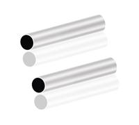 LAVMHAB Tubo de aluminio 6063 de 22 mm de diámetro exterior x 20 mm de diámetro interior de 1,0 mm de grosor de pared de 150 mm de longitud, tubo redondo de aluminio sin costuras (2 unidades)