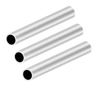 LAVMHAB Tubo de aluminio 6063 de 24 mm de diámetro exterior x 20 mm de diámetro interior de 2,0 mm de grosor de pared de 200 mm de longitud, tubo redondo de aluminio sin costuras (3 piezas)