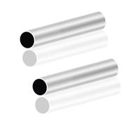 LAVMHAB Tubo de aluminio 6063 de 24 mm de diámetro exterior x 22 mm de diámetro interior de 1,0 mm de grosor de pared de 150 mm de longitud, tubo redondo de aluminio sin costuras (2 unidades)