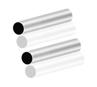 LAVMHAB Tubo de aluminio 6063 de 26x24 mm x 150 mm, tubo redondo sin costuras (2 unidades)
