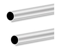 LAVMHAB Tubo de aluminio 6063 de 28 mm de diámetro exterior x 25 mm de diámetro interior de 1,5 mm de grosor de pared de 300 mm de longitud, tubo redondo de aluminio sin costuras (2 unidades)