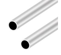 LAVMHAB Tubo de aluminio 6063 de 31 mm de diámetro exterior x 27 mm de diámetro interior de 2 mm de grosor de pared de 300 mm de longitud, tubos redondos de aluminio sin costuras (2 unidades)